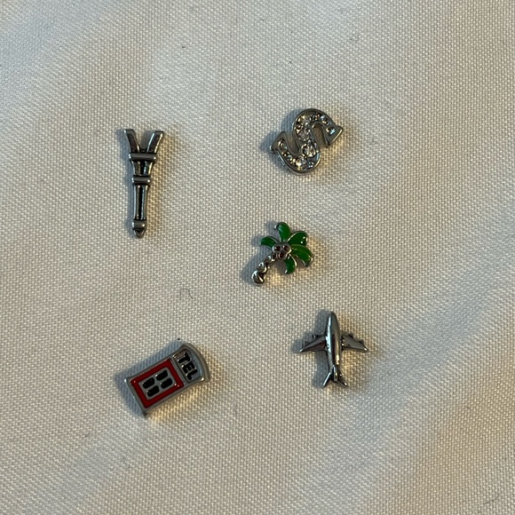 Origami Owl necklace and charms - Picture 3 of 3